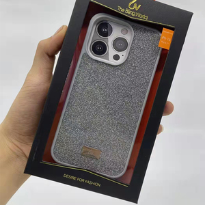 Custodia per cellulare antiurto impermeabile scintillante di Design colorato per donne per <span class=keywords><strong>iphone</strong></span> 13 mini PC TPU paraurti protettivo posteriore - Product Image 2