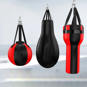 Equipo de Boxeo para Gimnasio en Casa, Sacos de Boxeo de Cuero PU con Logotipo Personalizado, Saco de Arena Colgante para Niños para Entrenamiento de Boxeo y MMA - Product Image 2
