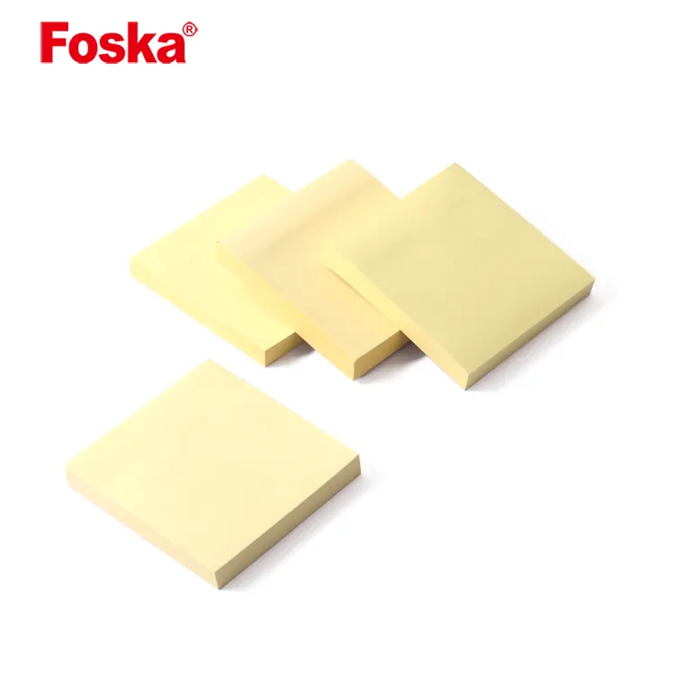 Foska ขายร้อน Super สติกง่ายสไตล์โน้ตอุปกรณ์โรงเรียนและผลิตภัณฑ์สํานักงาน Memo Pad หมายเหตุ 3x3 สติกเกอร์กระดาษ