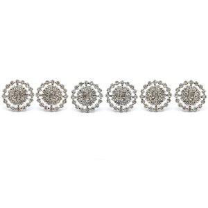 Bijoux fins Top ventes meilleure qualité 18k or jaune massif diamant naturel forme ronde Grace boucles d'oreilles goujon pour cadeau - Product Image 4
