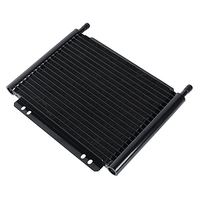 Kit de Enfriador de Transmisión de Aluminio Genérico con Soportes de Montaje Preperforados de 11/13/15/19/21/25 Filas, Sistema de Refrigeración del Motor, Radiador