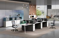 Bureau de travail ergonomique de style industriel moderne et minimaliste en acier respectueux de l'environnement de niveau E0, simple et durable
