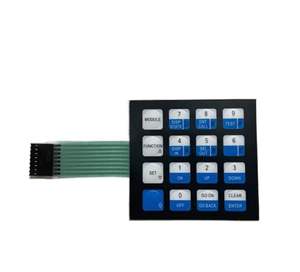 Настраиваемый diy 4x4 тактильный купол гибкий мембранный переключатель графическая накладная мембранная клавиатура - Product Image 1