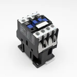 CJX2- 3210 CJX2- 3201 AC contactor 32A 3P+1NO/1NC Rail installation lc1d 1 normally open contact 1 normally closed contact