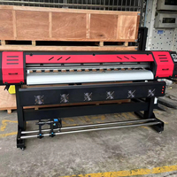 Harga diskon 1800mm Digital Eco Solvent Printer Xp600 kepala stiker mobil satu arah visi kanvas dalam dan luar ruangan cetak