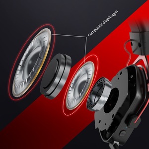 Casque de jeu sans fil EAGLENO G07 supra-auriculaire, faible latence, basses améliorées et son stéréo haute fidélité - Product Image 2