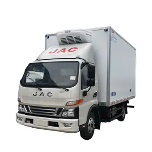 JAC 4x2 RHD Refrigerator Truck Freezer Refrigerated Truck Meat Fruit Fresh Fish Delivery Cold Van Truck