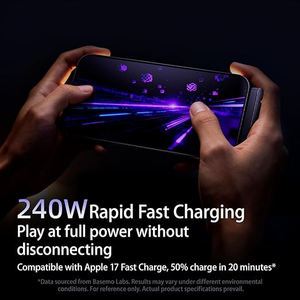 Câble de charge invisible 240W à charge ultra-<span class=keywords><strong>rapide</strong></span>, support invisible 2-en-1 pour <span class=keywords><strong>iPhone</strong></span> 15/16/17 iOS USB-C - Product Image 5