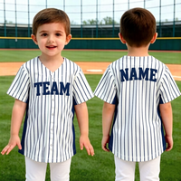 Uniforme de baseball pour enfants de style japonais, vêtements de sport d'équipe, jersey de baseball personnalisé en polyester léger à manches courtes pour garçons