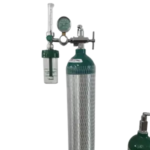 CGA870 Oxygen Pressure Regulator With Flowmeter And Humidifier Bottle Medical Oxygen Inhalator For Oxygen Gas Cylinder