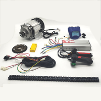 Offre Spéciale Kit de Conversion Électrique pour Tricycle et Vélo à Moteur 48V 60V 1200W avec Porte-Bagages Arrière au Lithium