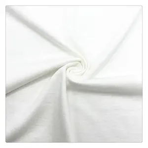 190GSM 60% Polyester 35% Rayon 5% Spandex White Polyester Rayon Spandex Viscose Fabric