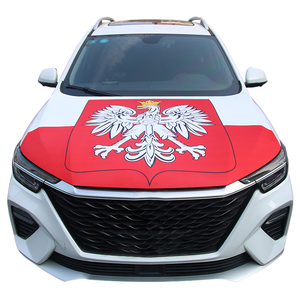 Listo para Enviar, Impresión por Sublimación, Decoración de 61 x 45 Pulgadas, Tela Premium con el <span class=keywords><strong>Escudo</strong></span> de Armas de <span class=keywords><strong>Polonia</strong></span>, Cubierta para Capó de Coche - Product Image 2