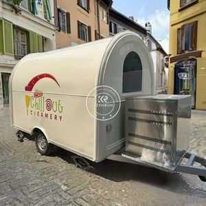 Nouvelle conception 2025 de chariot de nourriture mobile, remorque alimentaire, camion de vente de hot-dogs et de cupcakes, cuisine mobile entièrement équipée, remorque alimentaire - Product Image 1