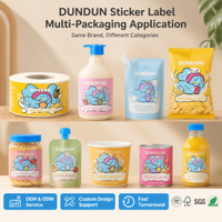Impresión de Etiquetas Personalizadas para Envases de Cosméticos, Alimentos y Botellas de Vidrio, Rollo de Vinilo Adhesivo Impermeable en Plástico para Uso Diario