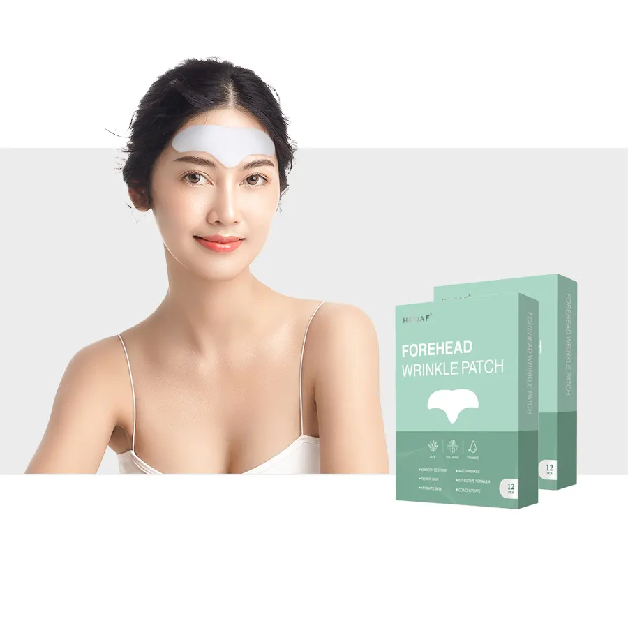 Best selling hodaf New Arrival Skin Care Innovative Hydrogel Lighten Wrinkles Forehead Wrinkle Patches for facial skin