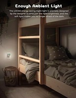 Veilleuse LED LOHAS 0,3W, design sapin de Noël, lumière du jour 5000K, capteur crépusculaire, lampes de nuit pour chambre d'enfant, cadeaux pour bébés