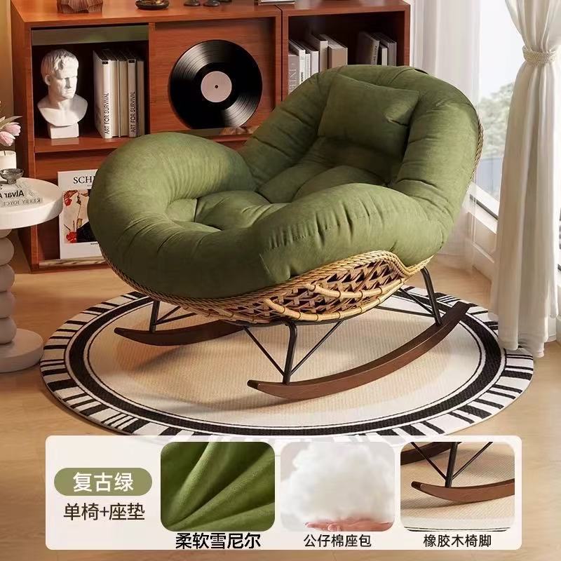 Retro Green [Skin-Friendly Chenille] - Handmade Rattan