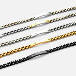 Bracciale YF8120 da <span class=keywords><strong>Donna</strong></span> in Acciaio Inossidabile con Zirconi, Larghezza 6MM, Placcato Oro 18k, Impermeabile, Ideale come Regalo - Product Image 2