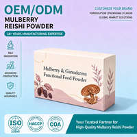 Poudre de Reishi de mûrier OEM ODM Marque privée Vente en gros Baies de Goji Champignons Reishi pour autres compléments de santé