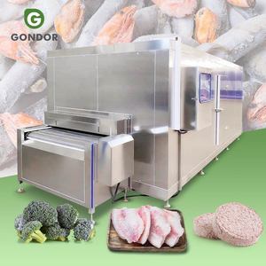 Chaîne complète d'équipements de surgélation et de refroidissement rapide (IQF) à spirale pour fraises et crevettes, pour produits surgelés (shocks) - Product Image 1
