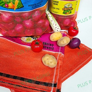 Customized PP Eco-friendly Mesh <b>Bag</b> 50kg/20kg 55*88cm & 45*75cm Drawstring <b>Potato</b> Onion Packing with Logo Printing - Product Image 6