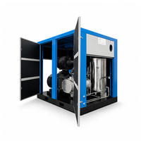 Compresor de Aire de Tornillo Lubricado por Agua, Sin Aceite, de Baja Vibración, Ahorrador de Energía, 110KW 150HP 10bar, Motor Sin Aceite
