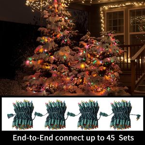 Guirnalda de Luces LED de Navidad con Forma de Estrella, Multicolor, Intermitente, de 5 mm, Certificada, con Clasificación IP65 para Exteriores, para Decoraciones Festivas - Product Image 5