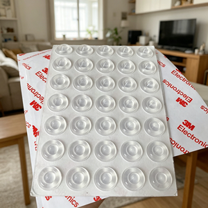 Almohadillas de Silicona Anticolisión Invisibles de Alta Calidad Premium para Distribuidores y Minoristas de Ferretería, Empaque Personalizado - Product Image 1