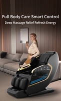 Fauteuil de massage commercial double 4D IA, airbags corps entier, rouleaux doubles pour les mollets, spa pour les pieds, chauffage lombaire, mains bioniques, Bluetooth, approvisionnement OEM
