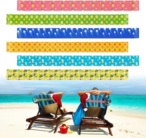 Bandes <span class=keywords><strong>de</strong></span> serviette extensibles portables en nylon élastique écologique à adhésif simple face, forte adhérence, <span class=keywords><strong>pour</strong></span> voyage, plage, <span class=keywords><strong>piscine</strong></span> - Product Image 5