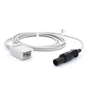 Compatible for Datex Ohmeda Biox 3740 Spo2 adapter cable, GE 800SL Reusable Spo2 adapter cable