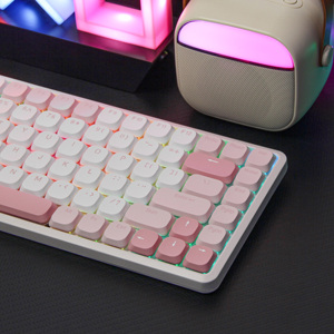 Nuevo Teclado Mecánico Inalámbrico USB Mini, Ergonómico, con Teclas Retro Intercambiables, Retroiluminación LED, para PC y Oficina, Intercambiable en Caliente - Product Image 6