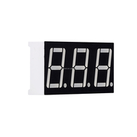 Afficheur LED 7 segments 3 chiffres 0,56 pouces, blanc diffus, couleurs complètes, cathode commune, surface noire, utilisation intérieure NEWSHINE XH-5631ARW