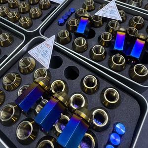 Écrous et boulons de roue en alliage de titane M12 M14 de qualité supérieure - Trous aveugles/à traverser adaptés aux modèles Toyota et Jeep Wrangler - Product Image 4