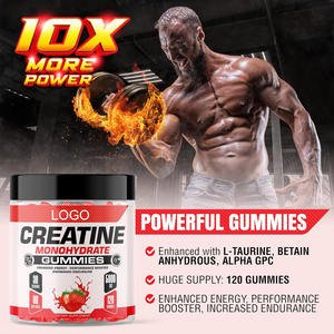 Solilan ผลิตภัณฑ์เสริมอาหารก่อนออกกำลังกาย5000มก. ครีเอตินโมโนไฮเดรตวิตามิน B12หมีเสริมพลังงานสำหรับผู้ใหญ่ - Product Image 2