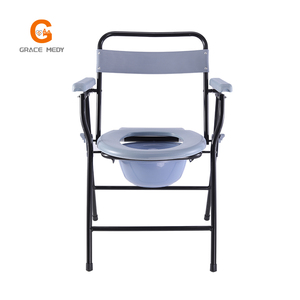 Chaise de toilette pliable et réglable en hauteur pour personnes handicapées, prix abordable, en vente - Product Image 6