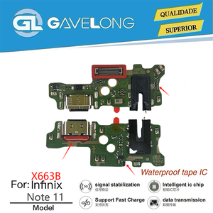 Charging Port Board <strong>Type</strong> C Charging Port <strong>Flex</strong> Charging Port Phone Repair Parts Replacement for Infinix Note 50X 5g X6857 - Product Image 5