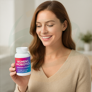 Suplemen <span class=keywords><strong>Herbal</strong></span> OEM Kapsul Probiotik Wanita Dewasa 50 Miliar Enzim Cranberry Dukungan Imunitas Manajemen Energi Kecantikan - Product Image 4