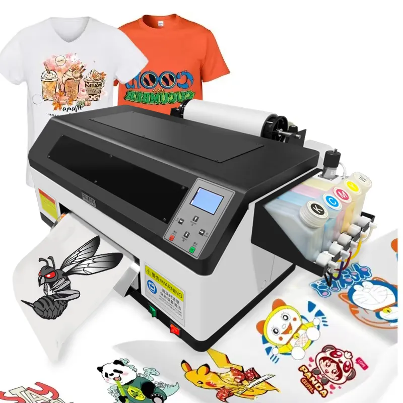 A3 Dtf stampante digitale Xp600 testina di stampa ad alta velocità A3 + Dtf pellicola per animali domestici macchina per macchine tessili per piccole imprese