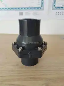 Factory Sale DN15 To DN100 UPVC PPH Ball Valve Use Valve Parts Pipe Fittings Union