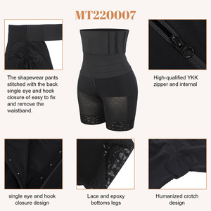 Custom 2 in 1 Waist Wrap Butt Lifter Shorts High Compression <strong>Plus</strong> <strong>Size</strong> Latex Waist Cincher 2 in 1 Tummy Trimmer Waist Wrap <strong>Belt</strong> - Product Image 5