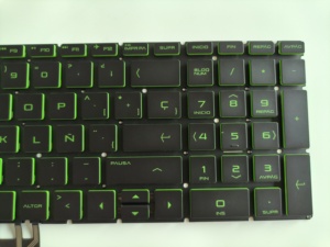 Clavier pour HP Pavilion <span class=keywords><strong>GAMING</strong></span> 15-ec0000 15z-ec0000, clavier rétroéclairé vert, autres pièces d'<span class=keywords><strong>ordinateur</strong></span> - Product Image 3