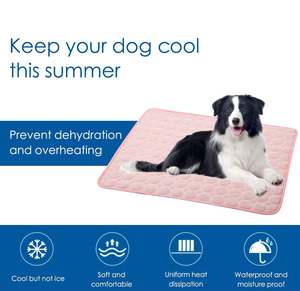 Am besten für Zwinger Schlafs ofa Eis Seiden matte Kühl decke Kissen <span class=keywords><strong>Pet</strong></span> Pad Hund Kühl matten - Product Image 2