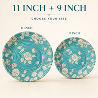 Assiette de luxe vintage à motif floral pour décoration de mariage, vaisselle personnalisable conforme FDA BSCI pour cadeaux d'entreprise et d'anniversaire