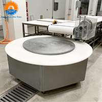 Machine de tri rotative automatique SUS304, table de calibrage carrousel, équipement de ligne de traitement des carcasses et des offal pour abattoirs, certifié CE