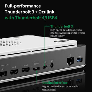 محطة إرساء لتوسيع بطاقة الرسومات الخارجية للكمبيوتر المحمول تدعم واجهة القرص الصلب <span class=keywords><strong>M</strong></span>.<span class=keywords><strong>2</strong></span> 2280، محطة إرساء لبطاقة الرسومات، قاعدة إرساء GPU إلكترونية - Product Image 5
