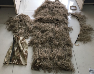 Traje Ghillie Color Desierto para Caza, Producto Forestal Duradero con Forro de Malla - Product Image 6