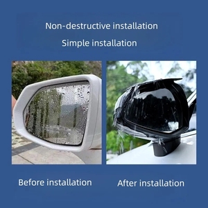 TX vente chaude 2 pièces rétroviseur latéral de voiture panneau de pluie <span class=keywords><strong>pare</strong></span>-soleil <span class=keywords><strong>pare</strong></span>-soleil <span class=keywords><strong>pare</strong></span>-soleil - Product Image 4
