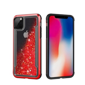 Hybrid Shockproof Plating TPU Bumper Clear Back Cover For <span class=keywords><strong>iPhone</strong></span> <span class=keywords><strong>11</strong></span> Pro <span class=keywords><strong>Max</strong></span> Bling Glitter Moving Liquid Quicksand Phone Case - Product Image 2